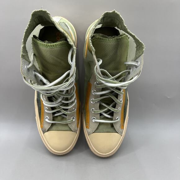 Men's 8.5 / Women's 10.5 - Converse High Translucent Deep Emerald Skate Sneakers - Picture 5 of 9